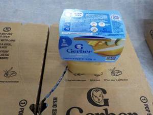 lot 341 image: 16 Gerber 2 oz Vegetable Purees- be...