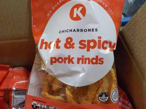lot 345 image: Case of 24 Circle K Chicharrnes H...