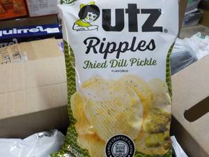 lot 357 image: Case of 14 Bags 7.5 oz each UTZ Rip...