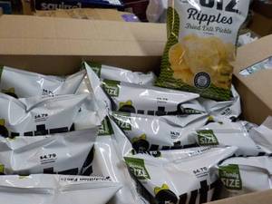 lot 361 image: Case of 14 Bags 7.5 oz each UTZ Rip...