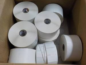 lot 375 image: 10 Rolls 2 sizes Labels...
