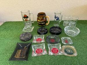 lot 24 image: Ashtrays & Mugs