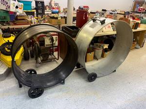 lot 68 image: 2 Large Rolling Cylinders