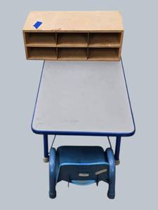 Classroom Desk, Activity Table & Play Sink Set