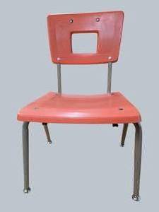 2 Retro Classroom Chairs  Bold & Stylish