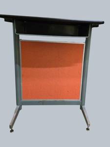 Industrial Metal Stand  Podium  Clean, Functional Design