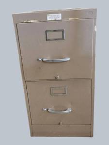 Compact 2-Drawer Metal Filing Cabinet  Heavy Duty Office Storage