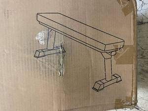 lot 27 image: Folding Flat Bench - 46.26 in L, 12.8 in W, 7.68 in H - 27.12 lb NW - Made in China