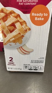 lot 36 image: G - Essentials Pie Crust Ready to Bake - 2 Count Rolled, 15 oz Each Box (Pack of 6)
