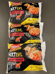 lot 44 image: C - Totinos NXT LVL Buffalo Chicken Pizza Rolls - 3 Bags, 50 Rolls Each