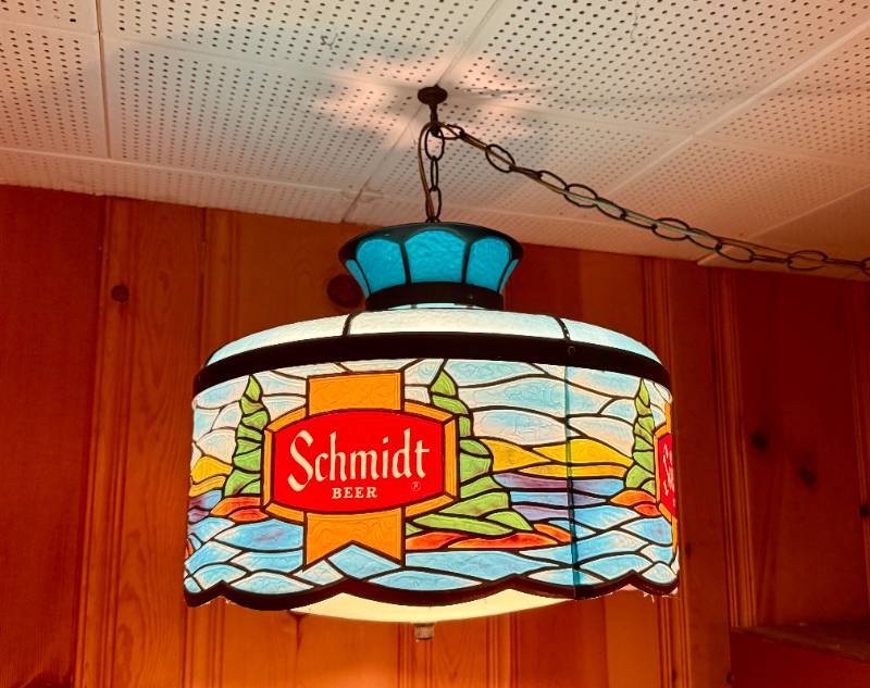 Vintage Blue Schmidt Beer 