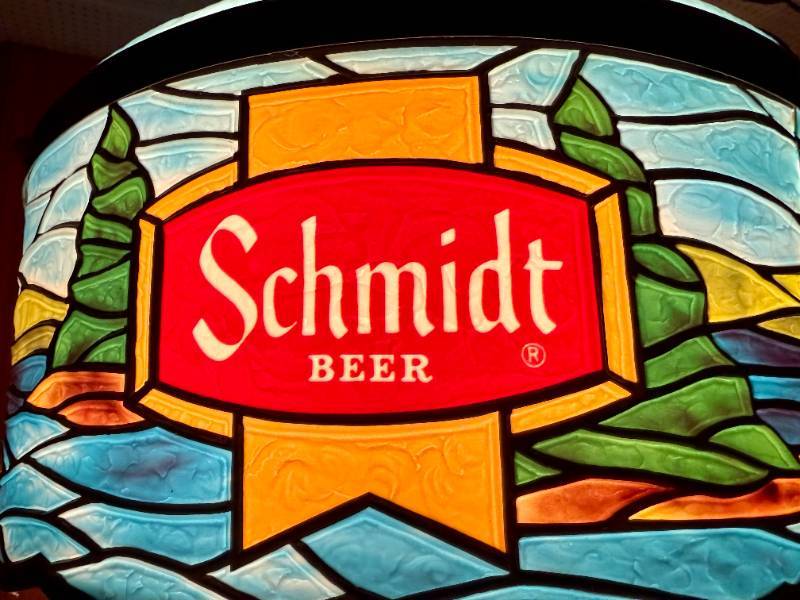 Vintage Blue Schmidt Beer 