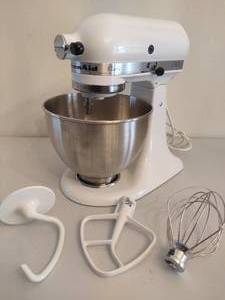 lot 33 image: KitchenAid Classic Stand Mixer with Accessories