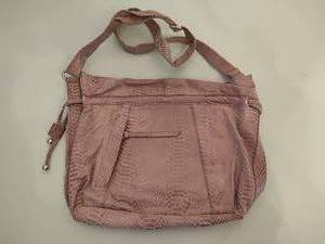 lot 103 image: Perlina Lavender Snakeskin Bag