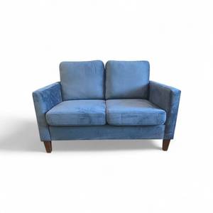 lot 21 image: Blue Loveseat