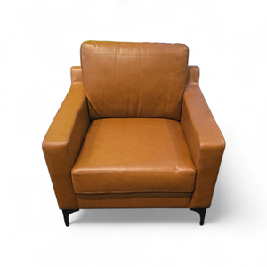 lot 7 image: Mid Century Modern Leather Chair