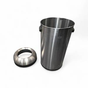 lot 110 image: Stainless Steel Trash Can 15x27