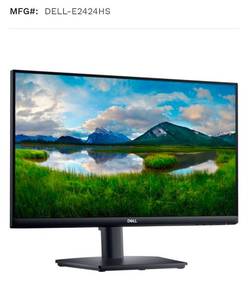 lot 123 image: NEW IN BOX Dell E2424HS Computer Monitor