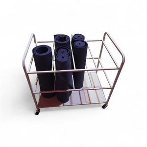 lot 240 image: Rolling Cart with 6 Yoga Mats