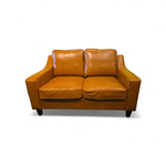 Mid Century Modern Leather Sofa