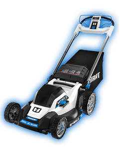 lot 4 image: HART 40V Supercharge Brushless Dual Blade 20 Self-Propelled Mower Kit (1) 6AH Battery (1) Charger