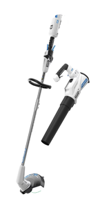 lot 14 image: HART 40V 12 String Trimmer and Blower Combo (No Battery, Only Charger)