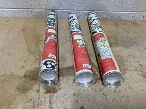 lot 411 image: LOT OF 3 Opalhouse Fiesta Animals Peel and Stick Wallpaper Cream - designed with Jungalow Adhesive, Removable, Vinyl, Multicolor