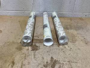 lot 415 image: LOT OF 3 Threshold Floral Striped Peel and Stick Wallpaper Pearl - designed with Studio McGee