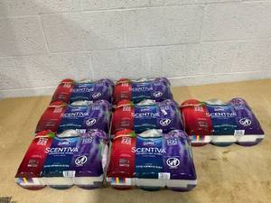 lot 309 image: LOT OF 7 Clorox Scentiva Disinfecting Wipes (3 Pack Per Pack)
