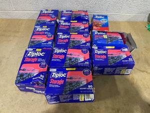 lot 310 image: LOT OF 11 Ziploc Quart Bags