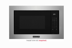 lot 42 image: Frigidaire (PMBS3080BF) 2.2 cu. ft. Built-In Microwave Oven with Sensor Cook, Sensor Reheat, Quick Start, Melt Setting, Glass Turntable, and Install Trim Kit Required (Sold Separately)