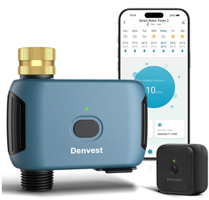 lot 120 image: Insoma WiFi Water Timer with Brass Inlet, 1 Zone Smart Sprinkler Timer for Garden Hose Faucet, Hose Timers with WiFi Hub, APP & Voice Control, Compatible with Alexa