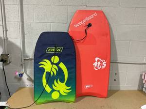 lot 79 image: LOT OF 2 DBX Bodyboard & Boogie Board Bodyboard (Minor Transit Damage)