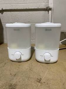 lot 241 image: LOT OF 2 LEVOIT Top Fill Humidifiers for Bedroom, 2.5L Tank for Large Room, Easy to Fill & Clean, 28dB Quiet Cool Mist Air Humidifier for Home Baby Nursery & Plants, Auto Shut-off for Safety, 25H