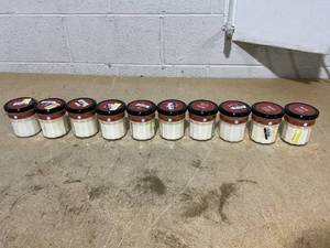 lot 249 image: LOT OF 10 Mrs. Meyers Soy Candles (Gingerbread)