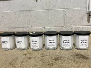 lot 251 image: LOT OF 6 Maison & Muse (Wild Vanilla & Caramel, Sea Salt & Fresh Coconut)