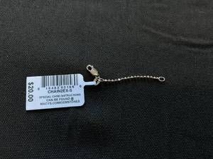 lot 352 image: Alex Woo Sterling Silver 2-inch Chain Extender