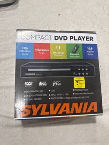 lot 2238 image: Sylvania Compact DVD Player