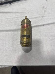 lot 2239 image: Vintage Brass Fire Extinguisher