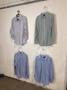 lot 2295 image: Mens Plaid & Checkered Shirts Lot