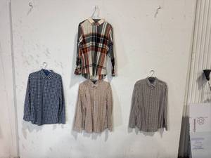 lot 2326 image: Mens Plaid Button-Down Shirts Lot