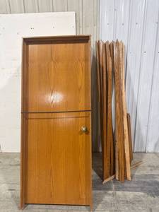 lot 2365 image: Oak Interior Doors & Trim Lot