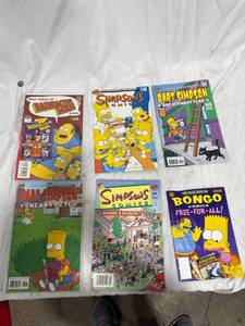 lot 2398 image: Simpsons Bongo Comic Book Lot