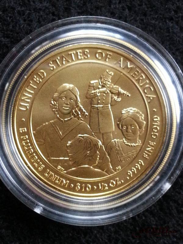 2011 First Spouse Eliza Johnson $10 Gold Coin