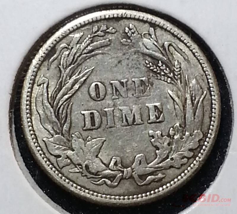 1906 Silver Barber Dime