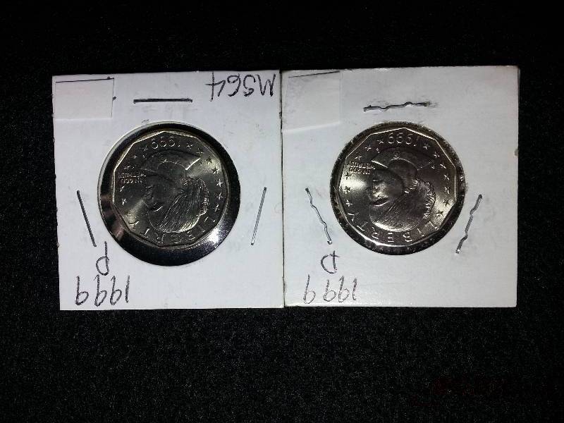 1984 S & 1990 S Proof Kennedy Half Dollars