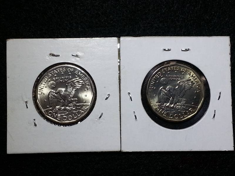 1999 P & 1999 D Susan B Anthony Dollars