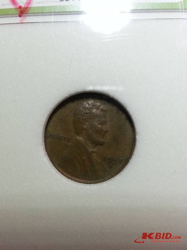 Lot of (5) Slabbed Wheat Pennies
