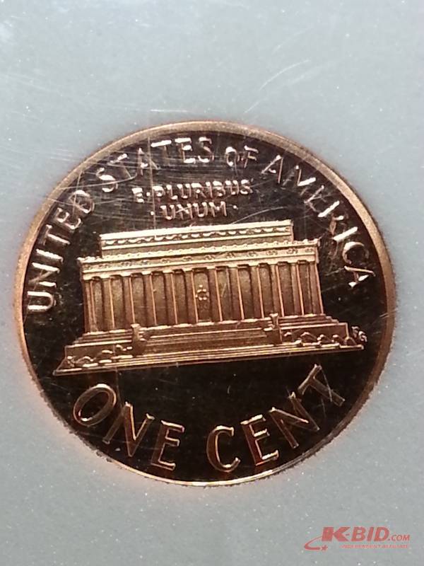 2000 S Proof Lincoln Cent Slabbed