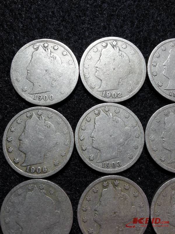 Lot of (14) Liberty Head V Nickels